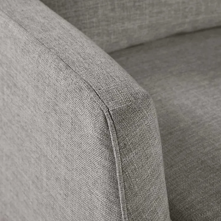 Kirklands Home Skirted Swivel Martha Stewart Accent Chair Gray Clearance