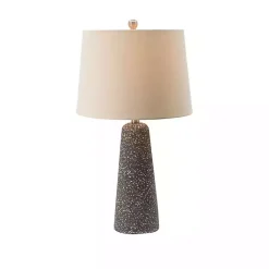 Kirklands Home Gray Speckled Stone Table Lamp Tan Discount