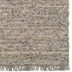 Kirklands Home Speckled Woven Wool and Jute Area Rug, 7x10 Gray Online