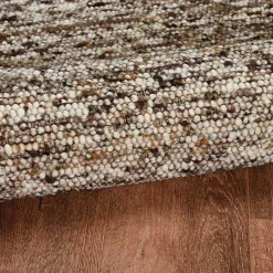 Kirklands Home Speckled Woven Wool and Jute Area Rug, 7x10 Gray Online