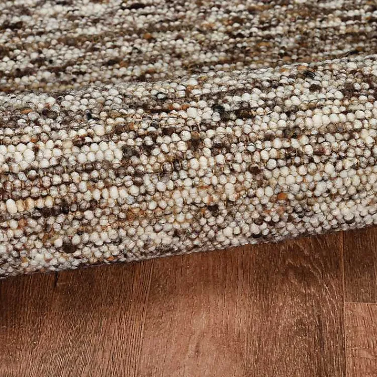 Kirklands Home Speckled Woven Wool and Jute Area Rug, 7x10 Gray Online