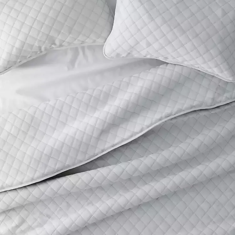 Kirklands Home Stitched Diamond 3-pc. King Quilt Set Gray Online