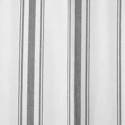 Kirklands Home Stripe Farmhouse Curtain Panel Set, 95 in. Gray Sale