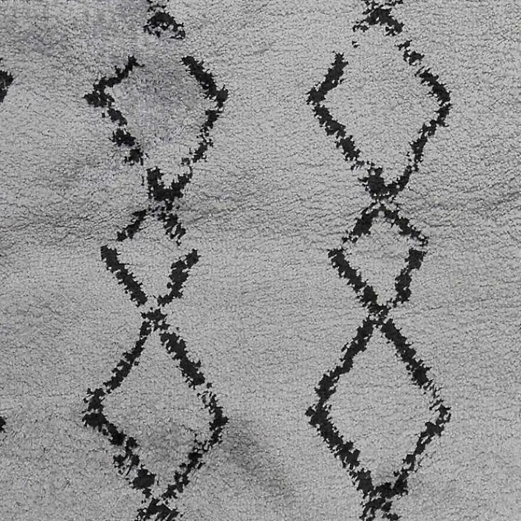 Kirklands Home Striped Diamond Area Rug, 5x8 Gray Sale