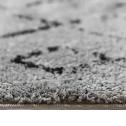Kirklands Home Striped Diamond Area Rug, 8x10 Gray Hot