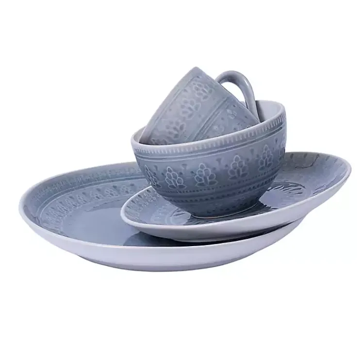 Kirklands Home Tessa 16-pc. Dinnerware Set Gray
