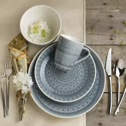 Kirklands Home Tessa 16-pc. Dinnerware Set Gray
