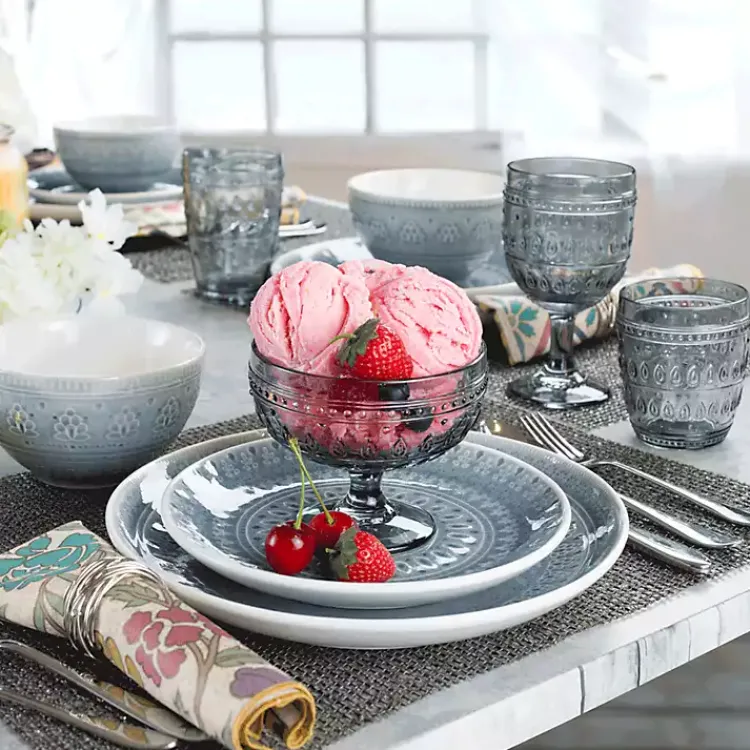 Kirklands Home Tessa 16-pc. Dinnerware Set Gray