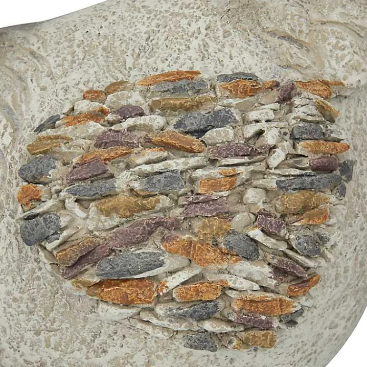 Kirklands Home Textured Chicken Statue Gray Hot