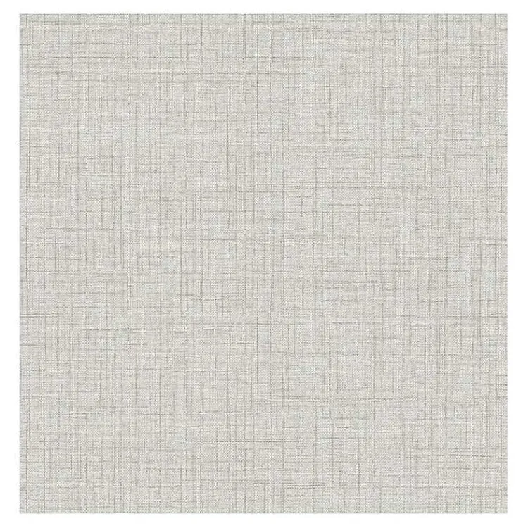 Kirklands Home Textured Faux Fabric Peel & Stick Wallpaper Gray Outlet