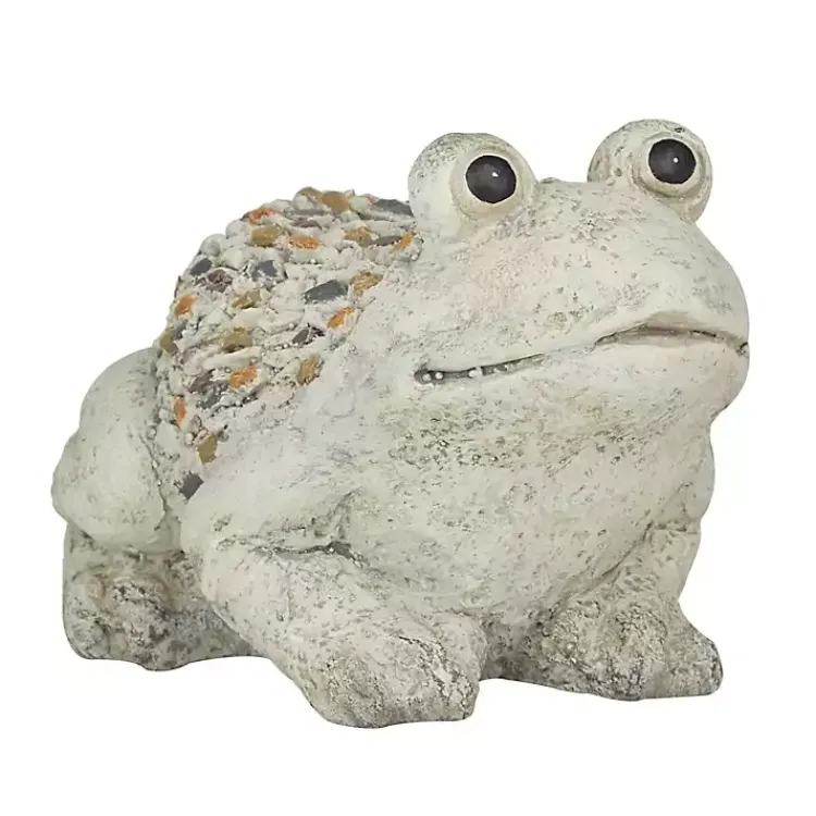 Kirklands Home Textured Frog Statue Gray Hot