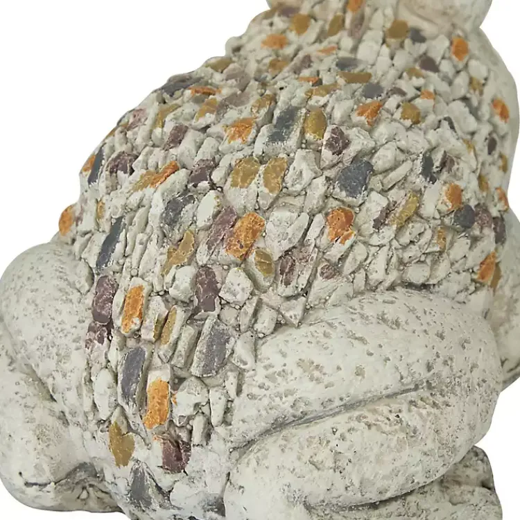 Kirklands Home Textured Frog Statue Gray Hot
