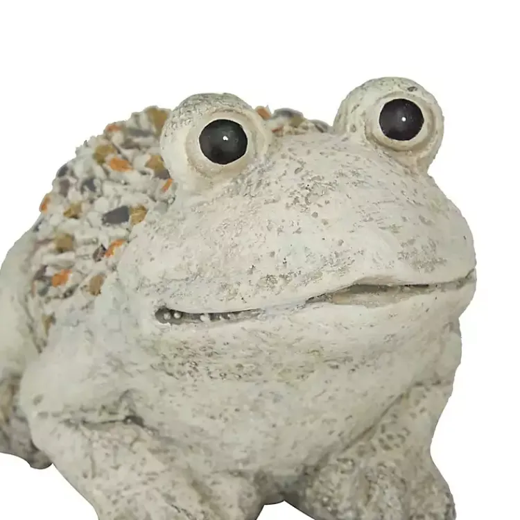 Kirklands Home Textured Frog Statue Gray Hot