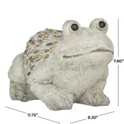Kirklands Home Textured Frog Statue Gray Hot