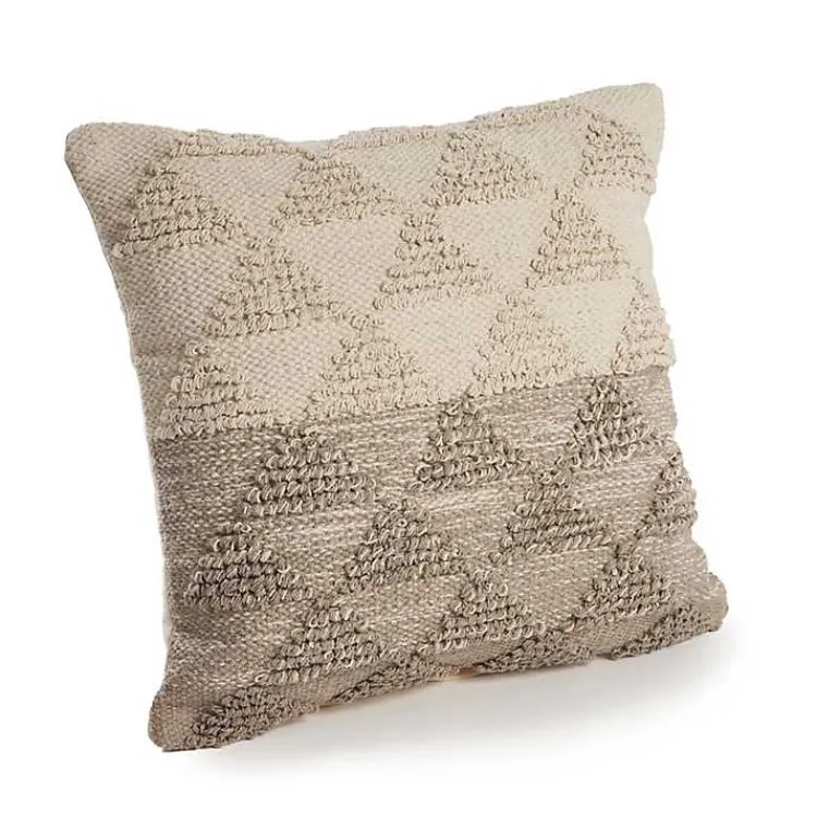 Pillows>Kirklands Home Gray Textured Gradient Pillow
