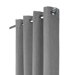 Kirklands Home Thatched Blackout Curtain Panel, 63 in. Gray Outlet