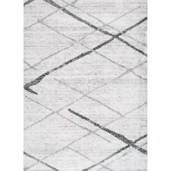 Kirklands Home Gray Thigpen Diamond Area Rug, 5x8 Discount