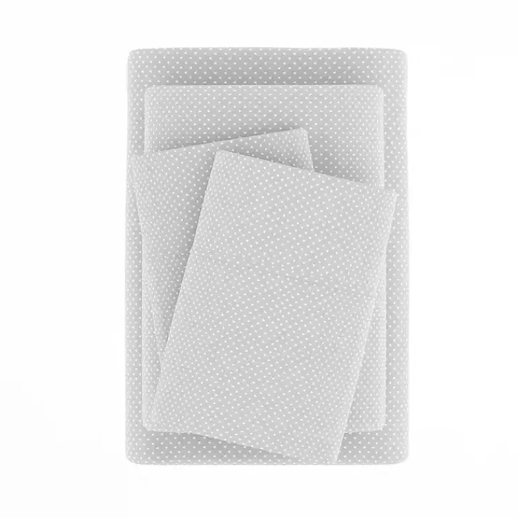 Kirklands Home Tiny Hearts 3-pc. Twin Sheet Set Gray Online