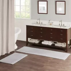 Kirklands Home Tufted Reversible Bath Runner Gray Best