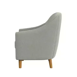 Kirklands Home Tufted Woven Accent Chair Gray Hot