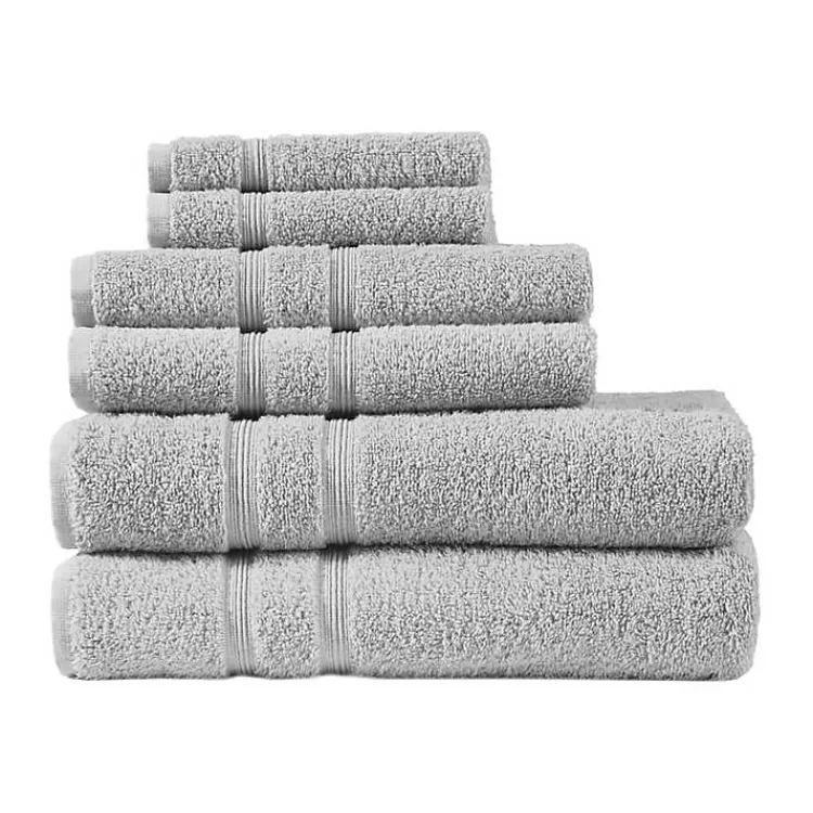 Kirklands Home Turkish Cotton 6-pc. Towel Set Gray Hot
