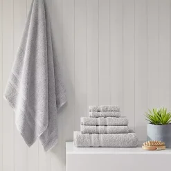 Kirklands Home Turkish Cotton 6-pc. Towel Set Gray Hot