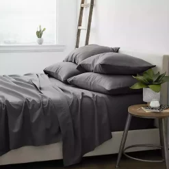 Kirklands Home Ultra Soft 6-pc. California King Sheet Set Gray Best