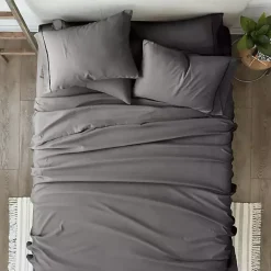 Kirklands Home Ultra Soft 6-pc. King Sheet Set Gray Hot