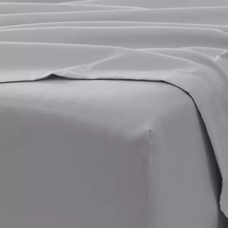 Kirklands Home Ultra Soft 4-pc. King Sheet Set Gray New