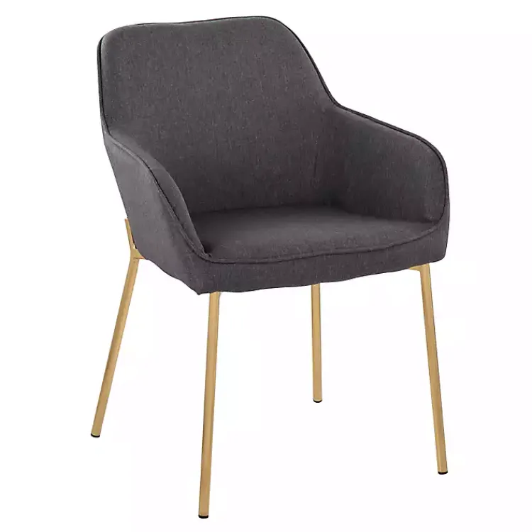 Kirklands Home Upholstered Daniella Dining Chairs, Set of 2 Gray Best