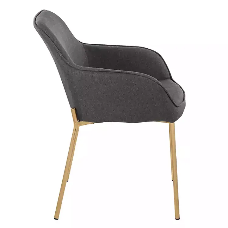 Kirklands Home Upholstered Daniella Dining Chairs, Set of 2 Gray Best