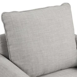 Kirklands Home Upholstered Jorden Accent Chair Gray