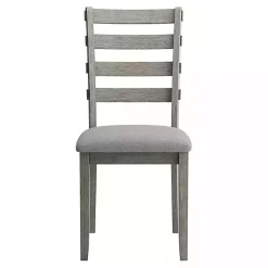 Kirklands Home Upholstered Lucas Dining Chairs, Set of 2 Gray Hot