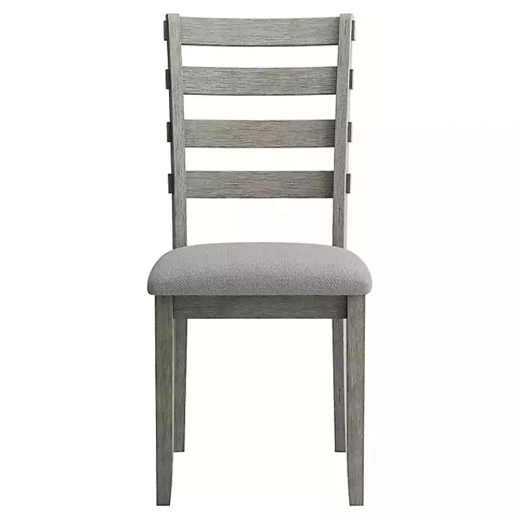 Kirklands Home Upholstered Lucas Dining Chairs, Set of 2 Gray Hot