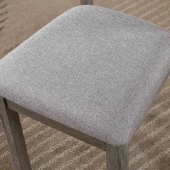 Kirklands Home Upholstered Lucas Dining Chairs, Set of 2 Gray Hot