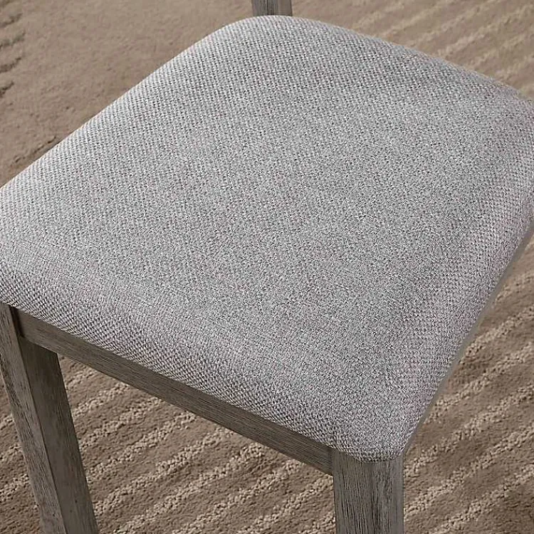 Kirklands Home Upholstered Lucas Dining Chairs, Set of 2 Gray Hot