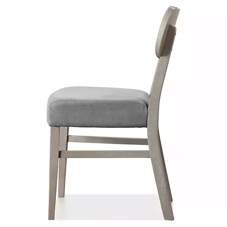 Kirklands Home Upholstered Porter Dining Chairs, Set of 2 Gray Hot