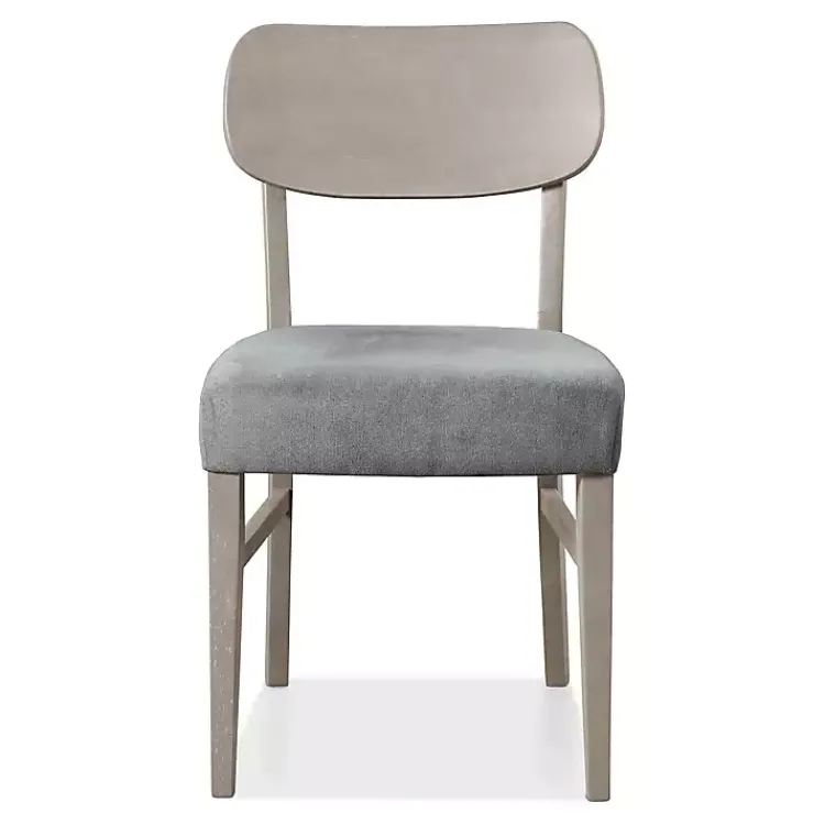 Kirklands Home Upholstered Porter Dining Chairs, Set of 2 Gray Hot