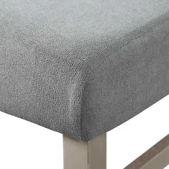 Kirklands Home Upholstered Porter Dining Chairs, Set of 2 Gray Hot