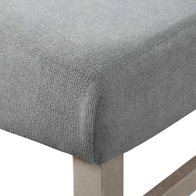 Kirklands Home Upholstered Porter Dining Chairs, Set of 2 Gray Hot