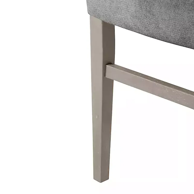 Kirklands Home Upholstered Porter Dining Chairs, Set of 2 Gray Hot