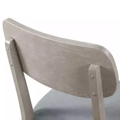 Kirklands Home Upholstered Porter Dining Chairs, Set of 2 Gray Hot