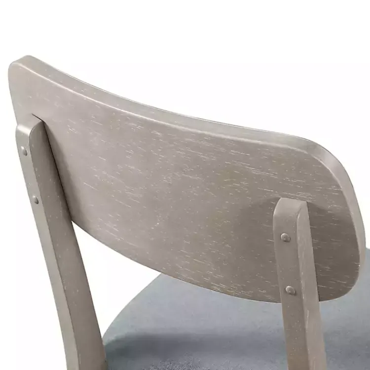 Kirklands Home Upholstered Porter Dining Chairs, Set of 2 Gray Hot