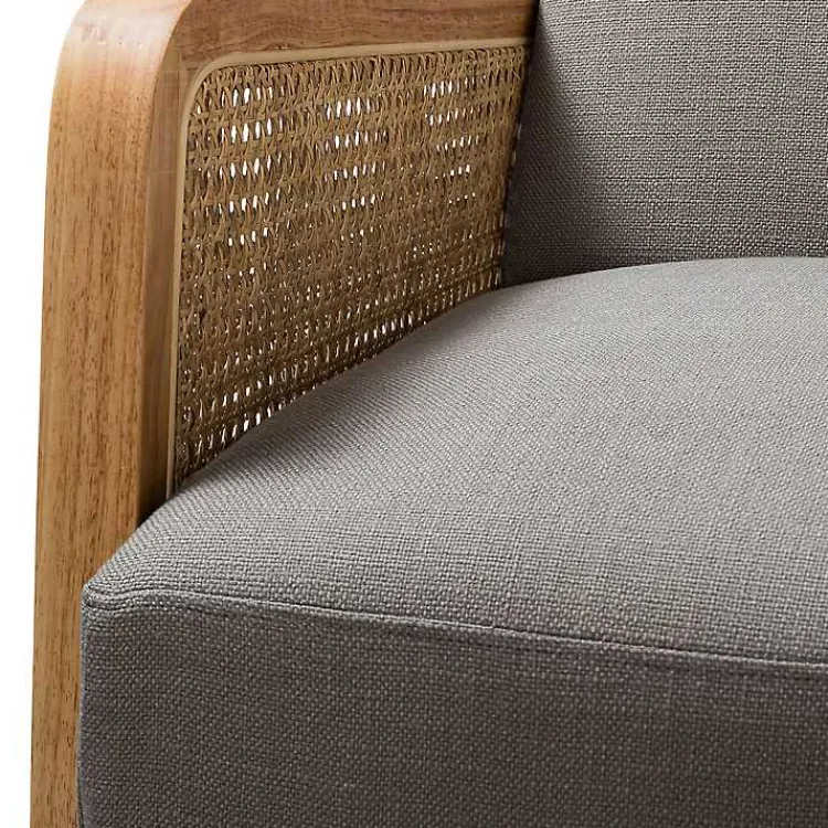 Kirklands Home Upholstered Velvet Accent Chair Gray Discount