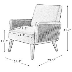 Kirklands Home Upholstered Velvet Accent Chair Gray Discount