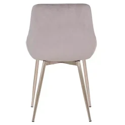 Kirklands Home Velvet Heidi Dining Chair Gray Hot