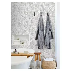 Kirklands Home Vines Peel & Stick Wallpaper Gray Discount