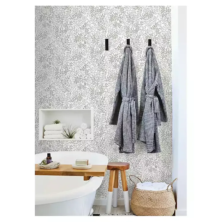 Kirklands Home Vines Peel & Stick Wallpaper Gray Discount