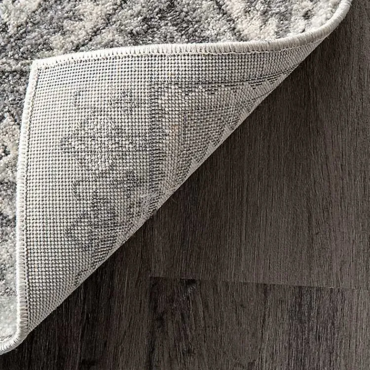 Kirklands Home Vintage Circular Patterns Area Rug, 5x7 Gray Outlet