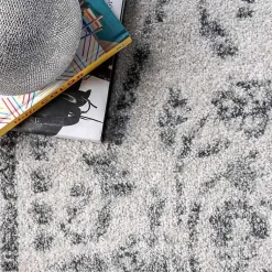 Kirklands Home Gray Vintage Distressed Area Rug, 10x14 Outlet